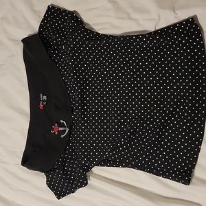 Hell Bunny Anchor Polka-dot Top